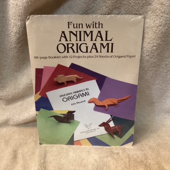New Sealed Fun with Animal Origami 48 page Booklet plus Origami Paper - Picture 2 of 6